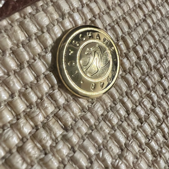 $505 Longchamp Le pliage painer large basket canvas tote bag - Picture 10 of 16